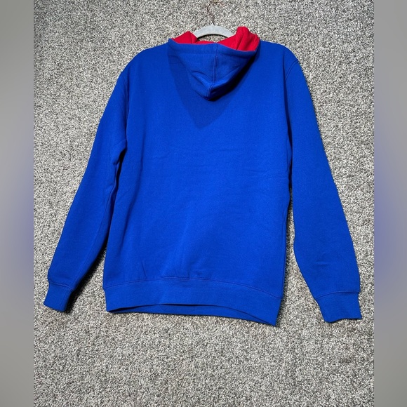 NWT Men’s Colosseum Royal Kansas Jayhawks Resistance Pullover Hoodie Size Medium - Picture 4 of 6